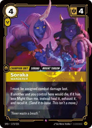 Soraka - Wanderer 173/221 (Spiritforged)