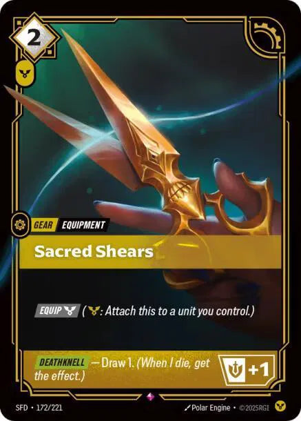Sacred Shears 172/221 (Spiritforged)