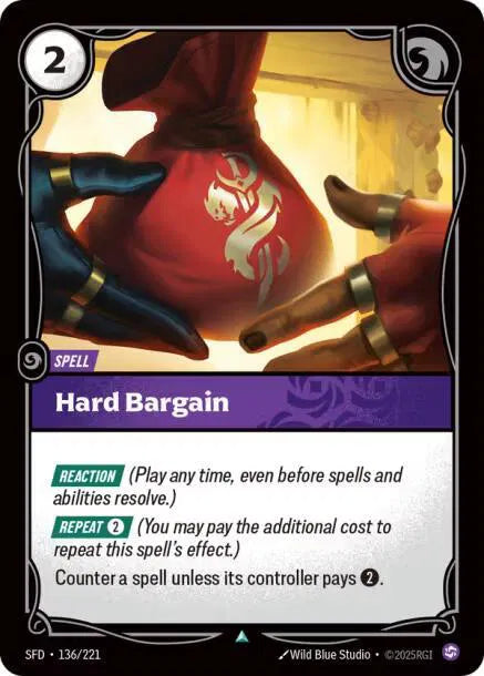 Hard Bargain 136/221 · Foil (Spiritforged)