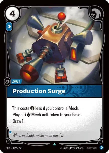 Production Surge 076/221 · Normal (Spiritforged)