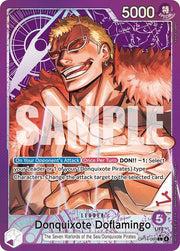 Donquixote Doflamingo (Alternate Art) OP14-060 (The Azure Sea's Seven)
