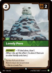 Lonely Poro 036/221 · Normal (Spiritforged)