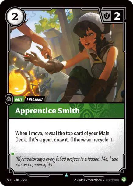 Apprentice Smith 041/221 · Foil (Spiritforged)