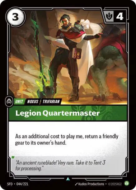 Legion Quartermaster 044/221 · Normal (Spiritforged)