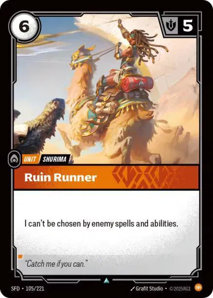 Ruin Runner 105/221 · Normal (Spiritforged)