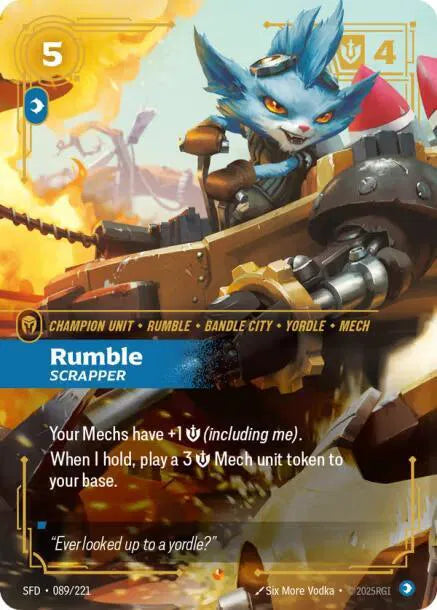Rumble - Scrapper 089/221 · Foil (Spiritforged)