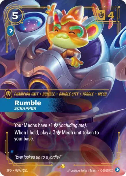 Rumble - Scrapper (Alternate Art) 089a/221 (Spiritforged)