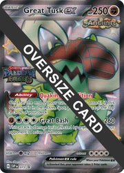Great Tusk ex - 072 (Paldean Fates Stamped) (Jumbo Cards)