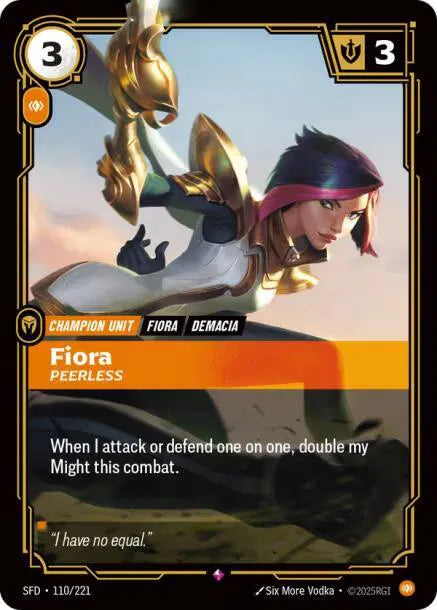 Fiora - Peerless 110/221 (Spiritforged)