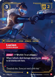 Lucian - Gunslinger (Alternate Art) 028a/221 · Foil (Spiritforged)