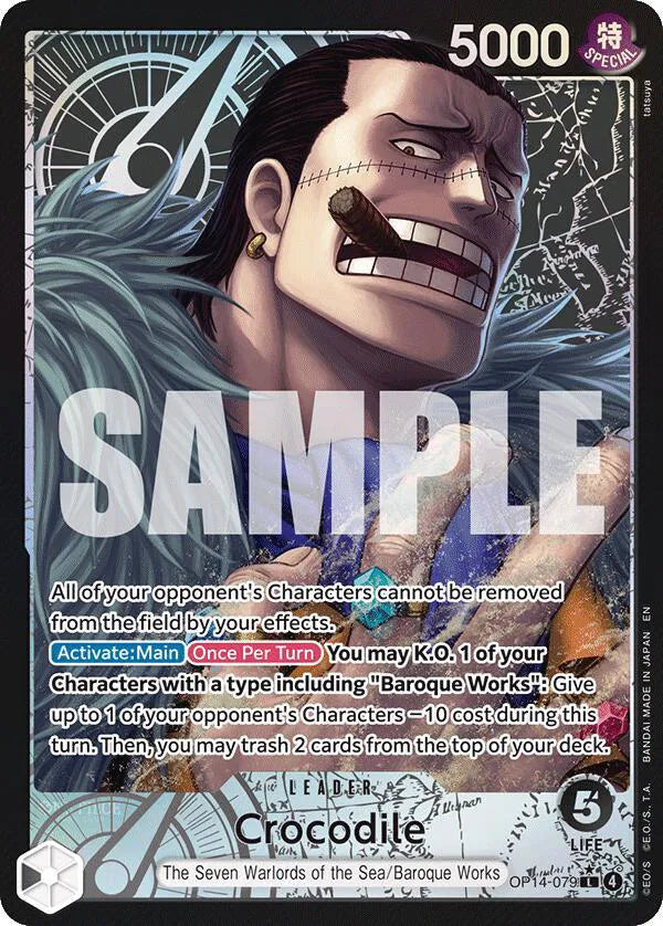 One Piece Crocodile - English