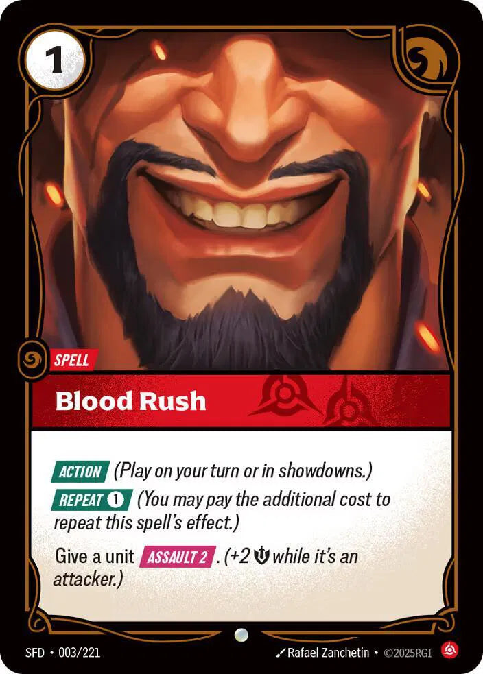 Blood Rush 003/221 · Normal (Spiritforged)