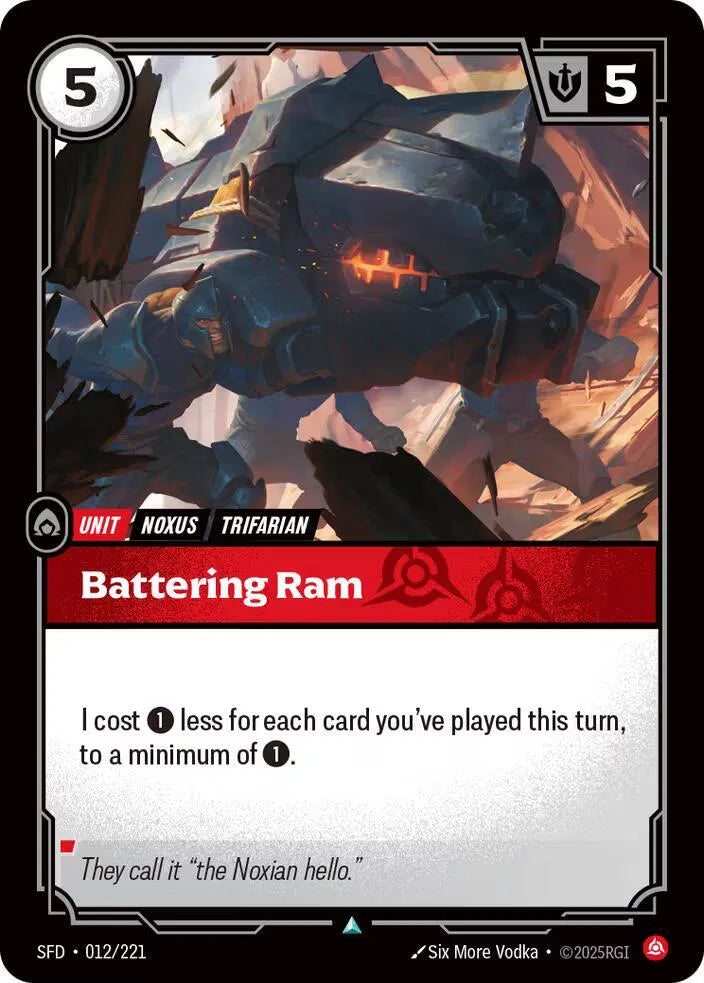 Battering Ram 012/221 · Normal (Spiritforged)