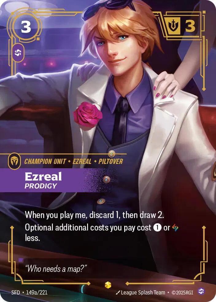 Ezreal - Prodigy (Alternate Art) 149a/221 (Spiritforged)