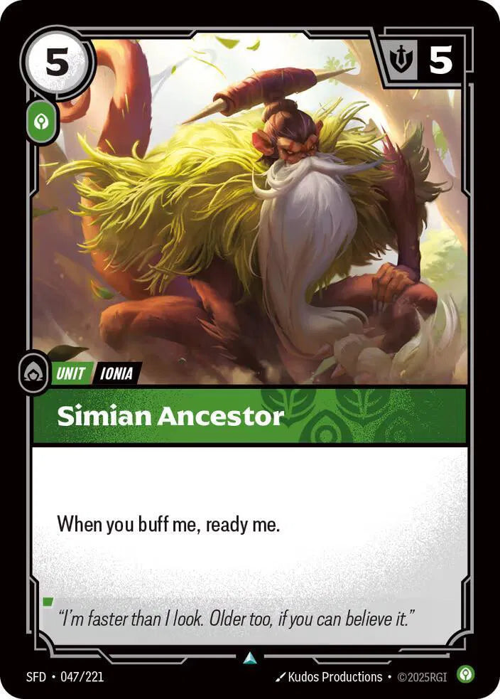 Simian Ancestor 047/221 · Normal (Spiritforged)