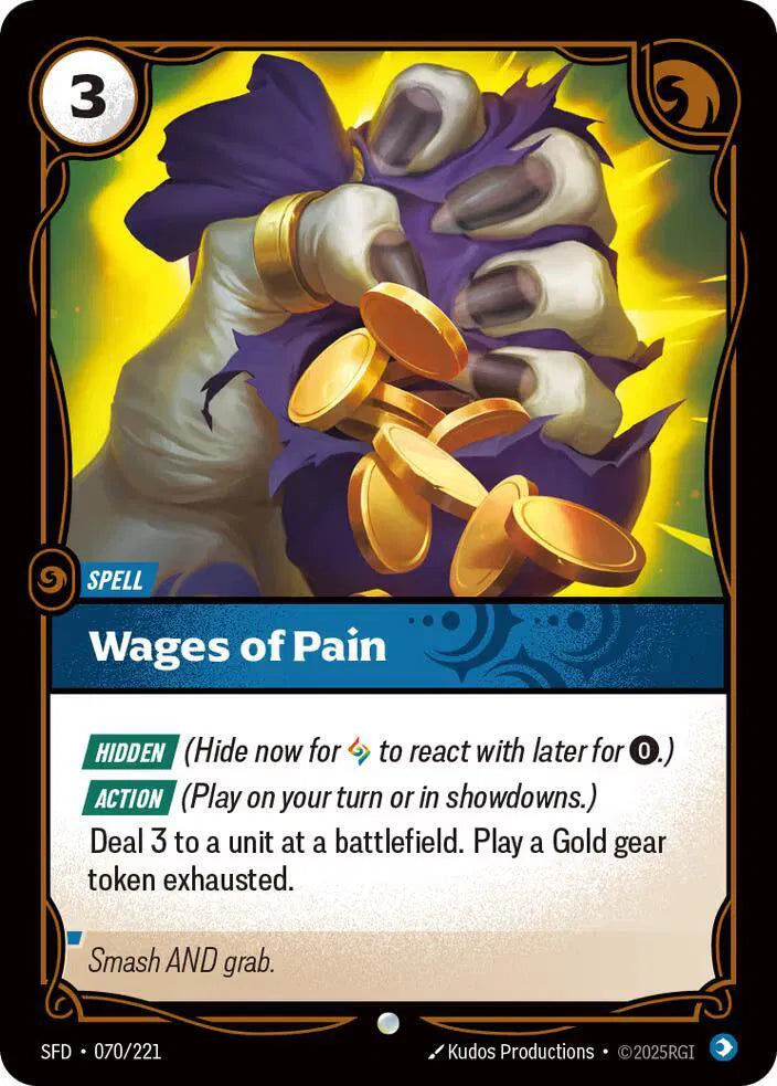 Wages of Pain 070/221 · Foil (Spiritforged)
