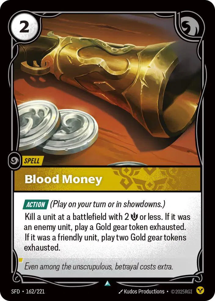 Blood Money 162/221 · Normal (Spiritforged)