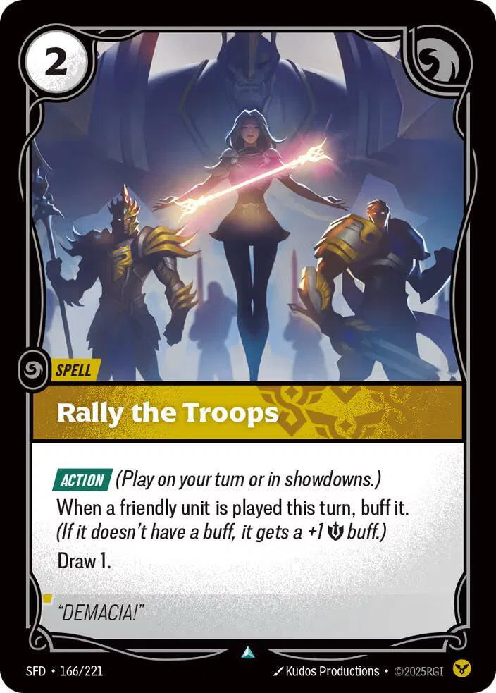 Rally the Troops 166/221 · Normal (Spiritforged)