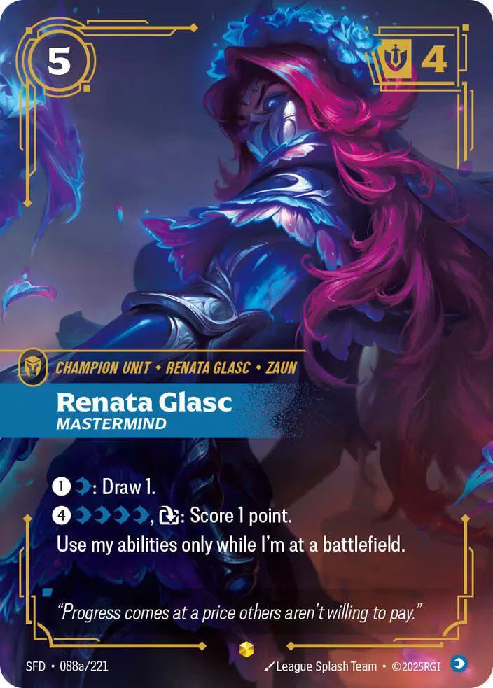 Renata Glasc - Mastermind (Alternate Art) 088a/221 (Spiritforged)
