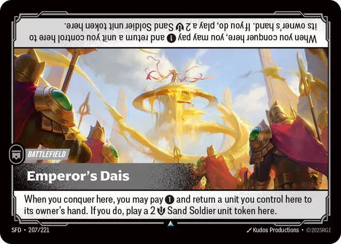 Emperor's Dais 207/221 · Normal (Spiritforged)
