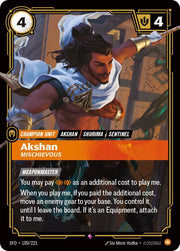 Akshan - Mischievous 109/221 (Spiritforged)