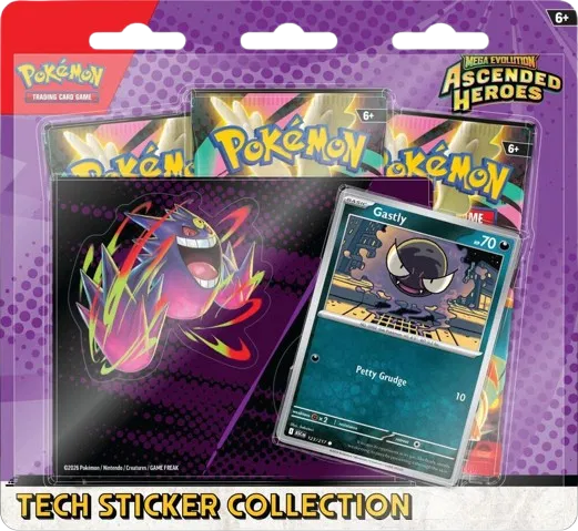 Mega Evolution: Ascended Heroes Tech Sticker Collection (Random) - Ascended Heroes