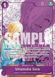 Vinsmoke Sora (Winner Pack 2026 Vol. 1) OP12-062 (One Piece Promotion Cards)