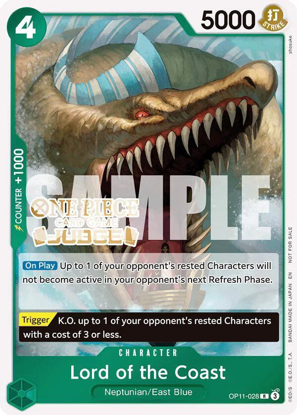 Lord of the Coast (Judge Pack Vol. 7) OP11-028 (One Piece Promotion Cards)