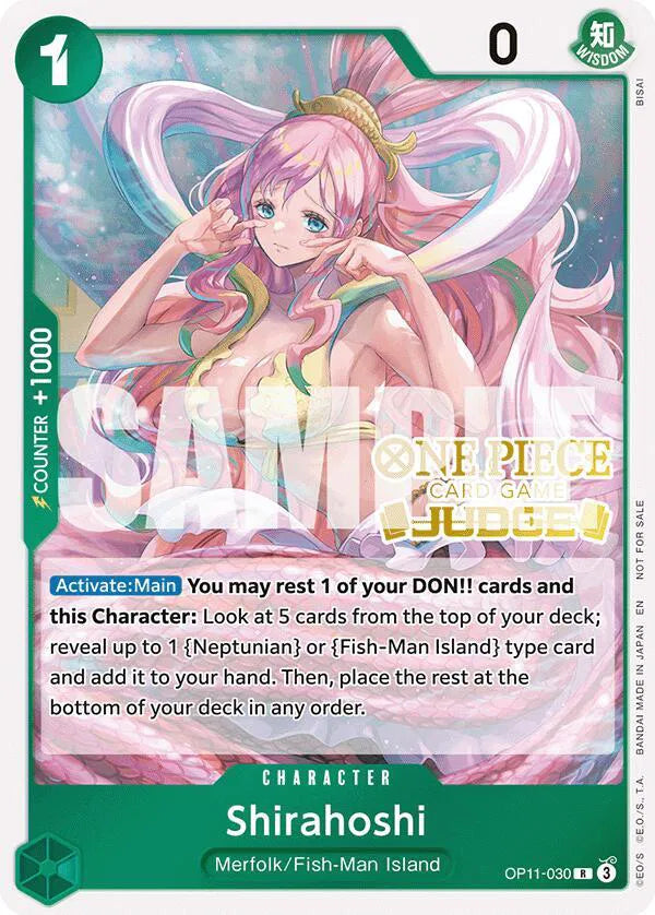 Shirahoshi (Judge Pack Vol. 7) OP11-030 (One Piece Promotion Cards)