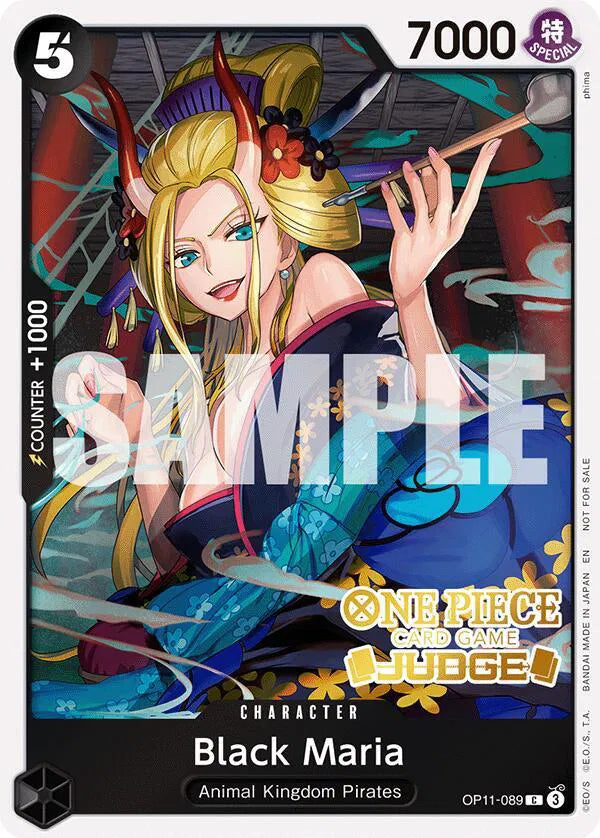 Black Maria (Judge Pack Vol. 7) OP11-089 (One Piece Promotion Cards)