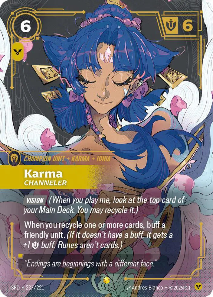 Karma - Channeler (Overnumbered) 237/221 (Spiritforged)