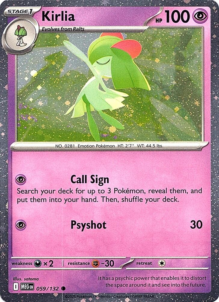 Kirlia (Cosmos Holo) 059/132 (Miscellaneous Cards & Products)