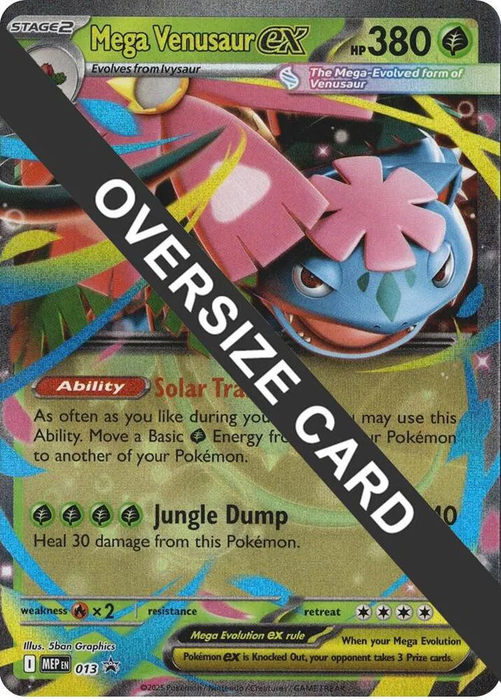 Mega Venusaur ex - 013 (Jumbo Cards)