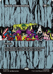 Heroic Intervention (0078) (Borderless) · Normal (Marvel Eternal-Legal)