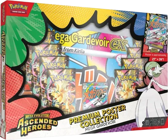 Premium Poster Collection: Mega Gardevoir · Collection Box (Ascended Heroes)