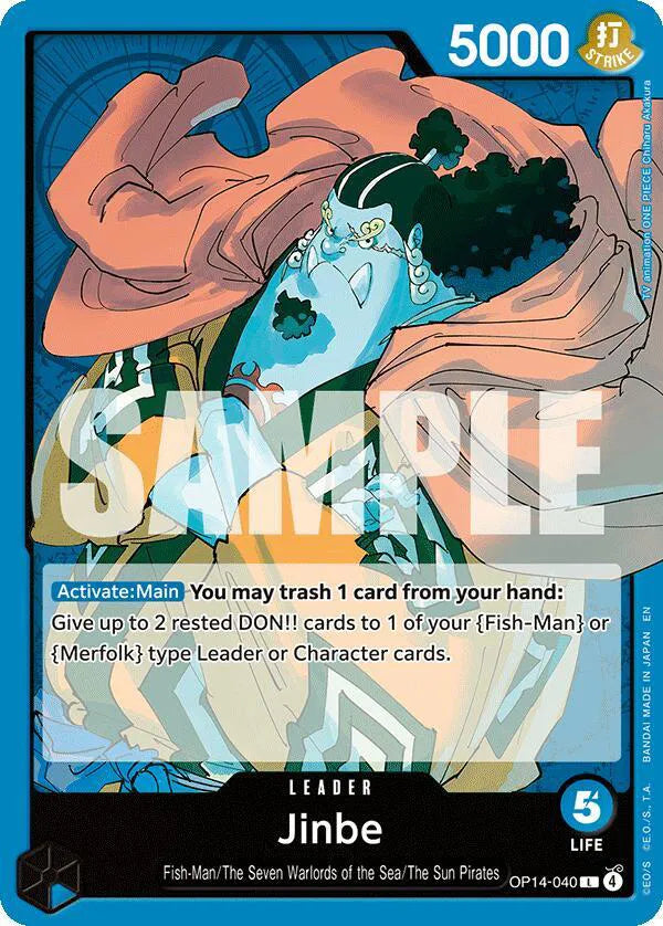 Jinbe - OP14-040 (The Azure Sea's Seven)