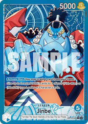 Jinbe - OP14-040 (Alternate Art) (The Azure Sea's Seven)