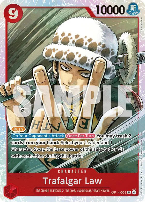 Trafalgar Law - OP14-009 · Foil (The Azure Sea's Seven)