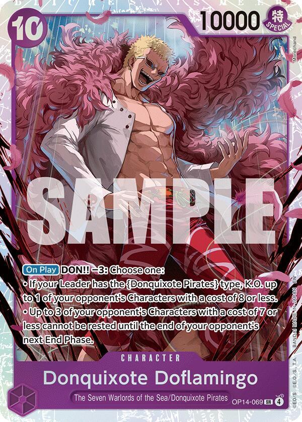 Donquixote Doflamingo - OP14-069 · Foil (The Azure Sea's Seven)