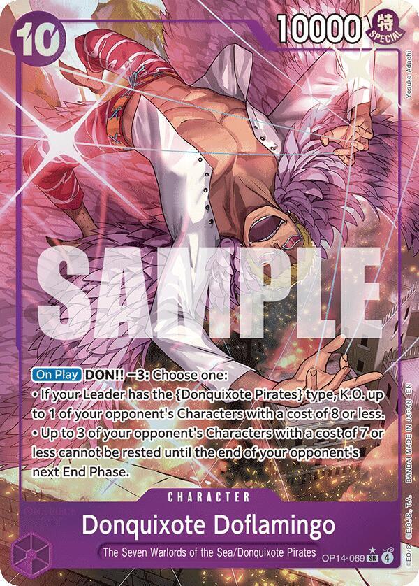 Donquixote Doflamingo - OP14-069 (Alternate Art) (The Azure Sea's Seven)