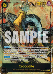Crocodile - OP14-120 (Alternate Art) · Foil (The Azure Sea's Seven)