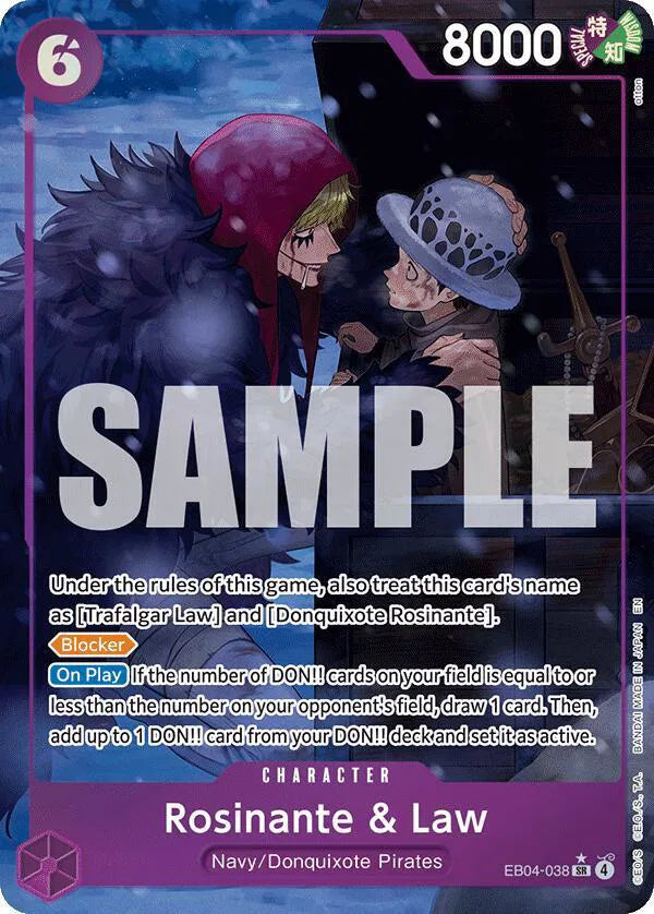 Rosinante & Law (Alternate Art) EB04-038 (The Azure Sea's Seven)