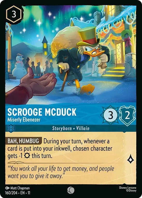 Scrooge McDuck - Miserly Ebenezer 160/204 · Normal (Winterspell)