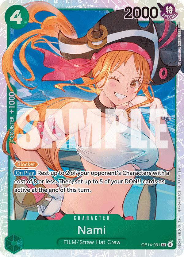Nami OP14-031 (The Azure Sea's Seven)