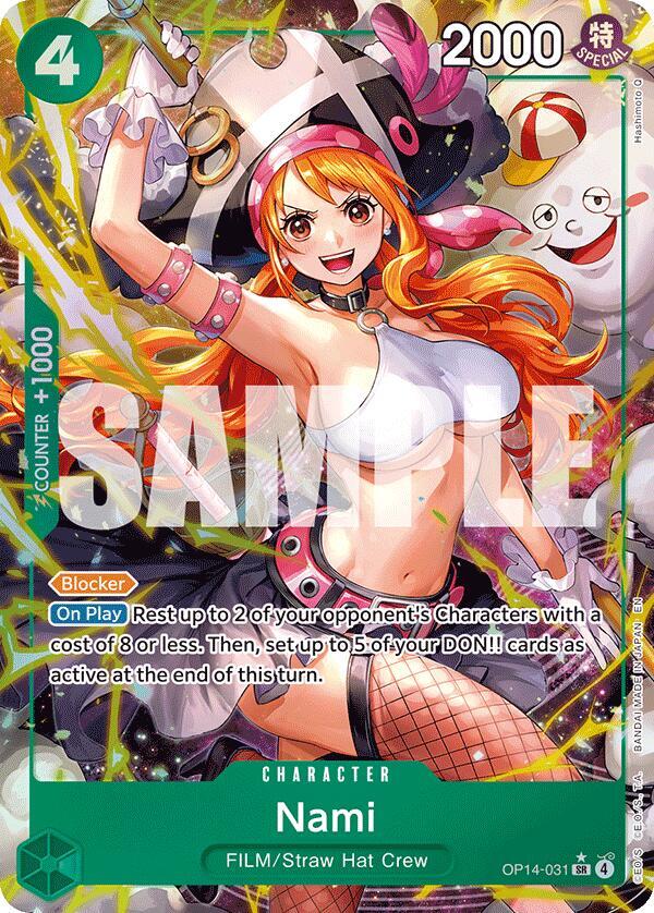 Nami (Alternate Art) OP14-031 (The Azure Sea's Seven)