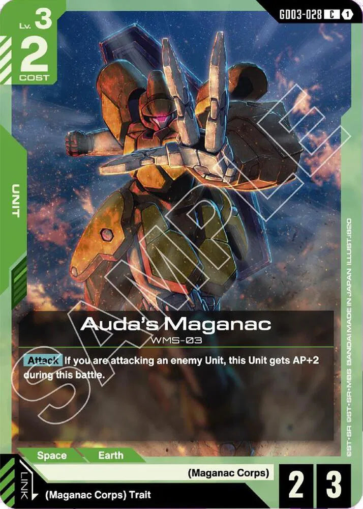 Auda's Maganac GD03-028 · Normal (Steel Requiem)