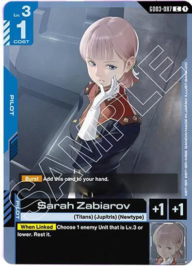 Sarah Zabiarov GD03-087 · Normal (Steel Requiem)