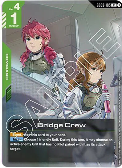 Bridge Crew GD03-105 · Holofoil (Steel Requiem)