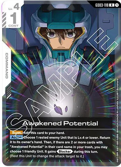 Awakened Potential GD03-118 · Holofoil (Steel Requiem)