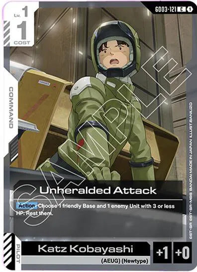 Unheralded Attack GD03-121 · Normal (Steel Requiem)
